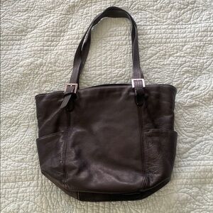 Stone & Co. Black Leather Shoulder Bag with Classic Design